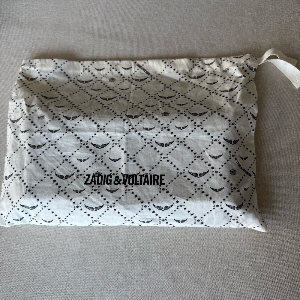Zadig & Voltaire Sparkling Leopard Clutch - Silver and Black - Picture 10 of 11